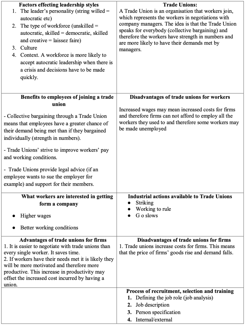 Business Mega Grid Definitions